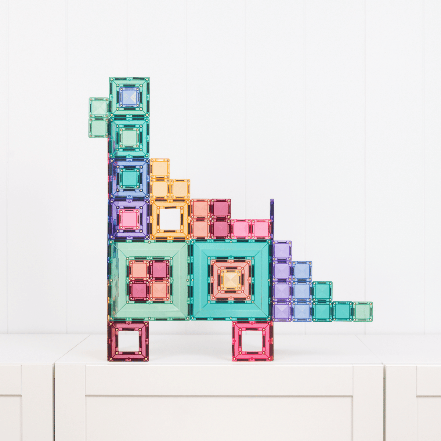 CONNETIX Pastel Portal Pack 48 Piece Magnetic Tile Set