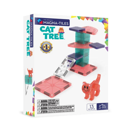 MAGNA-TILES Cat Tree 13-Piece Set | Magnetic Building Toy