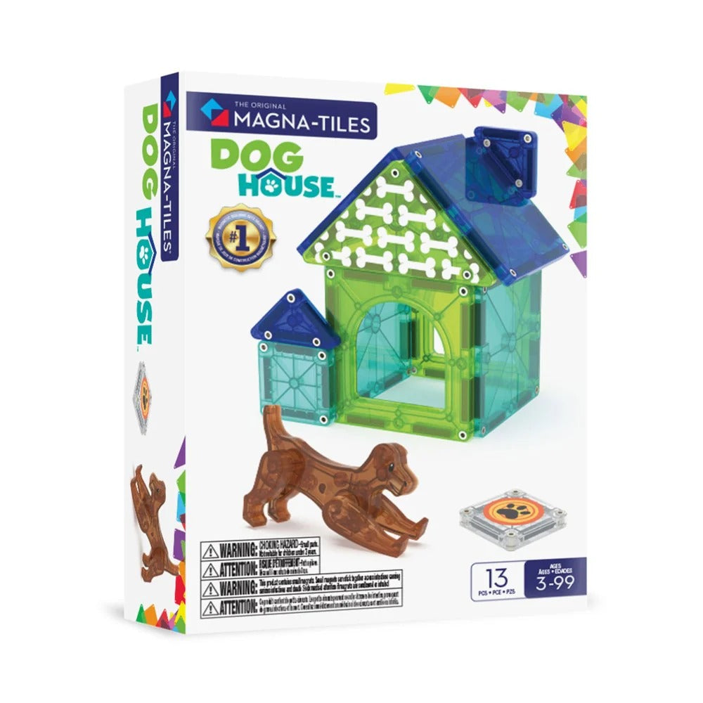 Magna-Tiles Dog House toy set packaging 