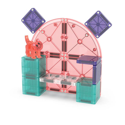 MAGNA-TILES Cat Tree 13-Piece Set | Magnetic Building Toy