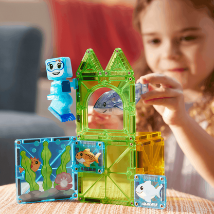 Magnetic Tiles - Shark Dive for kids