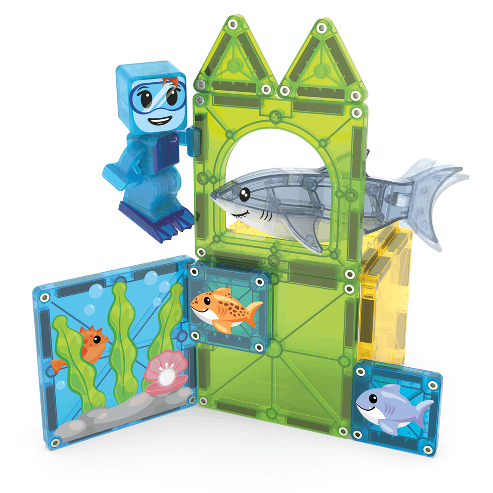 Magnetic Tiles - Shark Dive 
