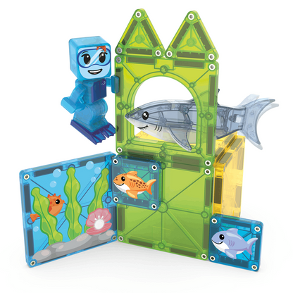 Magnetic Tiles - Shark Dive 
