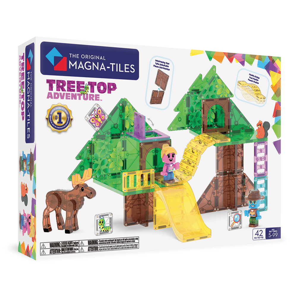 Magnetic Tiles - Treetop Adventure - 42 Piece