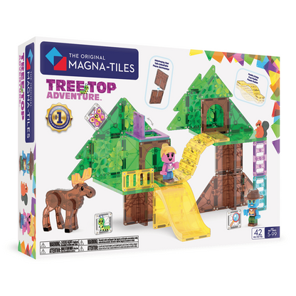 Magnetic Tiles - Treetop Adventure - 42 Piece