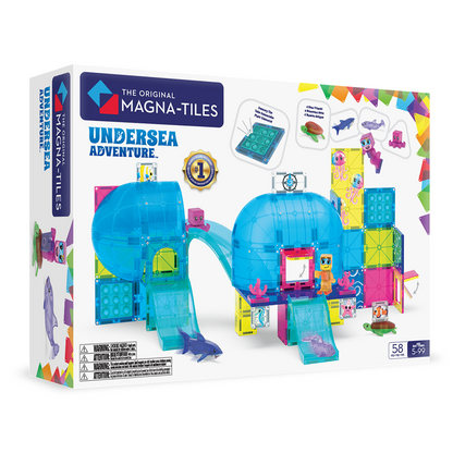 Magnetic Tiles - Undersea Adventure - 58 Piece