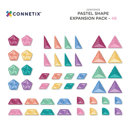 Pastel shape expansion pack by Connetix 