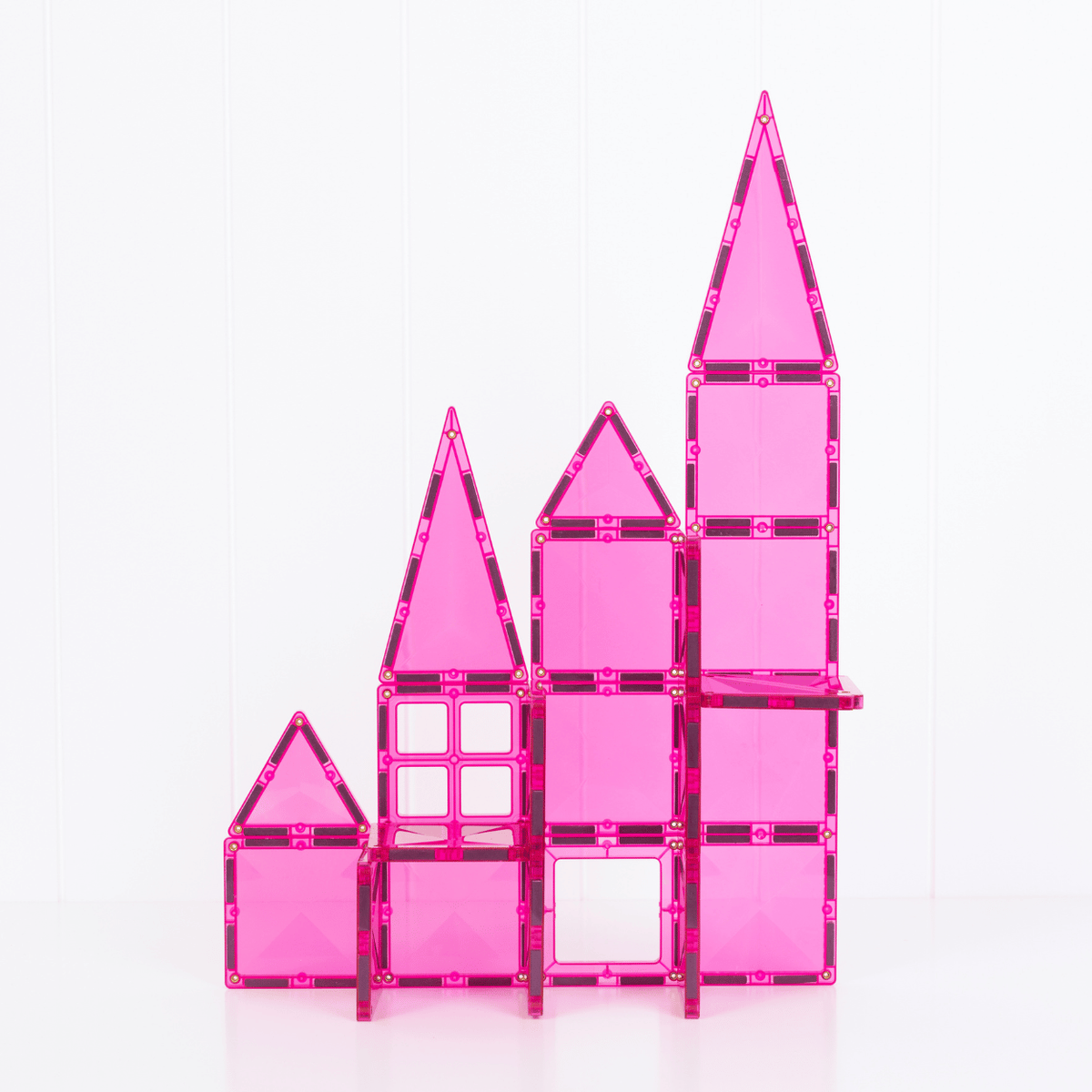 Pink transparent castle model 