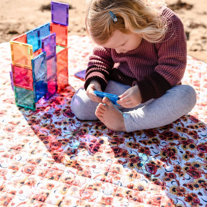 CONNETIX 40 Piece Rainbow Square Pack for kids
