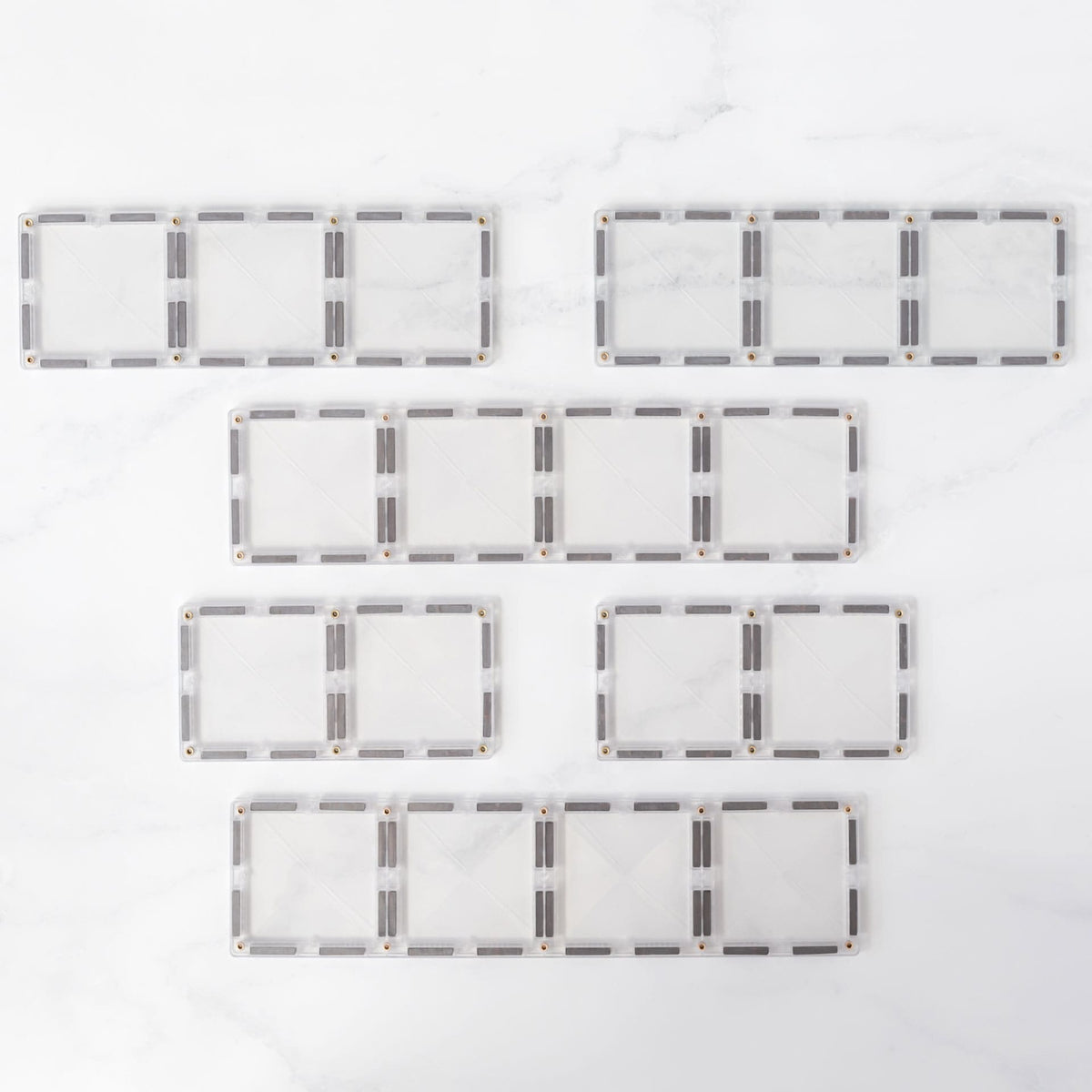 Set of six rectangular filters 