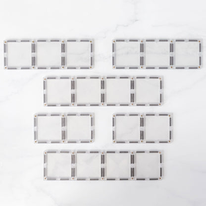 Set of six rectangular filters 