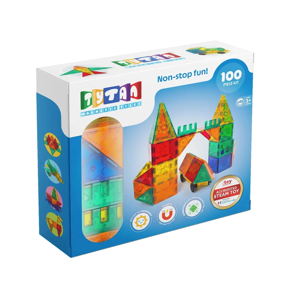 Box of JETAN magnetic building blocks 